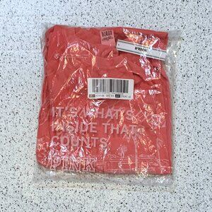 Victoria's Secret PINK Oversized Long-Sleeve Campus Tee Palm Springs NWT xs